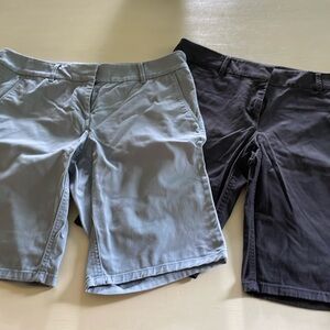 LOFT Bermuda roll hem shorts.  Size 10p